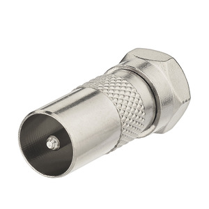 Adaptateur F-TV 2PCS F Plug vers IEC DVB-T TV PAL Plug Adaptateur mâle pour DVB-T TV-Tuner brancher <span class=keywords><strong>Atari</strong></span> à la télévision numérique HD - Product Image 4