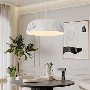 French-Style Carved Art Lighting Fixture Sophisticated Vintage-Style Chandelier for <b>Dining</b> Table Bar Designer Ceiling <b>Light</b> - Product Image 2