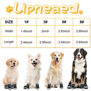 Botas para Perros, para Caminatas al Aire Libre, Invierno, Pavimento Caliente, Playa, Perros Medianos y Grandes, Correas de Sujeción, Suela Antideslizante Resistente - Product Image 2