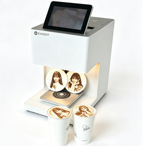 เครื่องพิมพ์กาแฟสีสันสดใส เครื่องทำลาเต้อาร์ตอัตโนมัติ เครื่องพิมพ์โลโก้แบบอิงค์เจ็ทคุณภาพสูง เครื่องพิมพ์ลายกาแฟสำหรับร้านกาแฟ - Product Image 1
