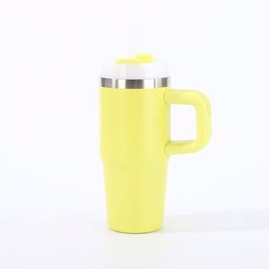 14oz Car <b>Handle</b> Travel <b>Mug</b> Tumbler Double Wall Vacuum <b>Insulated</b> Stainless Lid Straw Non-Slip Included - Product Image 6