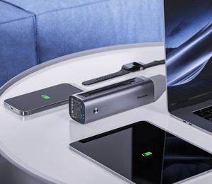 Batería Externa Portátil Micro 30 de 22.5W con Carga Rápida, Carga Inalámbrica, Pantalla LED Digital y Múltiples Puertos para Teléfono - Product Image 2