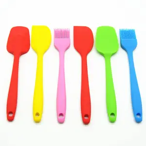 Best Kitchen Utensils Baking Cooking Pastry Tools Non Stick Heat Resistant Silicone Rubber Spatulas