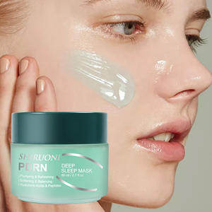 Private Label Bio natürliche Algen PDRN Schlaf maske über Nacht Hautre paratur Feuchtigkeit spendende aufhellende und straffende Maske Gelee - Product Image 6