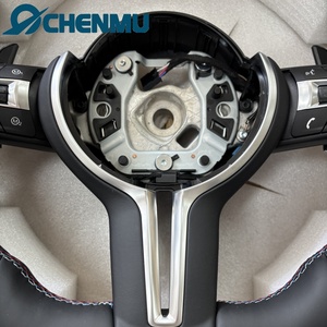 Volante Deportivo M de Cuero Completo con Calefacción y Vibración para <span class=keywords><strong>BMW</strong></span> 320 <span class=keywords><strong>525</strong></span> F10 F30 E90 F70 E71 F31 F32 X5 X6 F01 F07 F20 F11 F22 F25 - Product Image 5