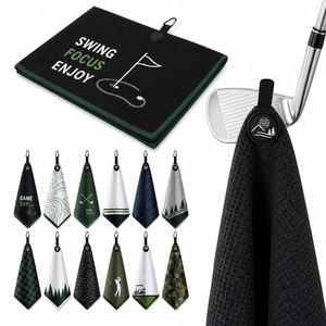 Serviette de golf promotionnelle à séchage rapide, absorbante, pour le sport, la gym, les cadeaux d'entreprise, avec logo personnalisé - Product Image 1
