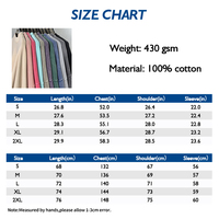 2025 nouveau sweat surdimensionné pour hommes 430G 100% coton français éponge col montant lavage Batik rétro poches cachées sweats pour hommes