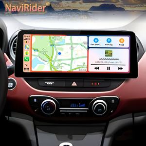 Reproductor de Video para Auto con Pantalla de 12.3 Pulgadas y Resolución 1920*720, Android 13, Radio Estéreo para Hyundai I10 2014 2016, GPS, Multimedia, Carplay, Unidad Principal - Product Image 1
