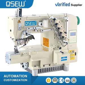 <span class=keywords><strong>Machine</strong></span> à <span class=keywords><strong>coudre</strong></span> industrielle QS-777 à lit cylindrique, entraînement direct, haute vitesse, avec coupe-fil automatique, <span class=keywords><strong>pour</strong></span> tissus <span class=keywords><strong>pour</strong></span> bébés et enfants, manches et interlock - Product Image 1