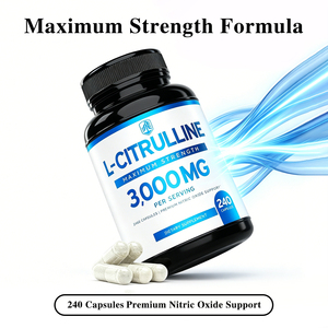 Cápsulas de L-Citrulina de Alta Pureza, Vasodilatante, Aumenta el Suministro de Oxígeno, Marca Privada, Stock Disponible, Éxito en Ventas para Fitness - Product Image 3