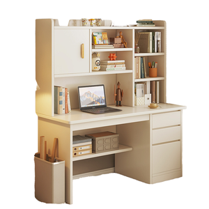 Gỗ rắn tích hợp Tủ Sách sinh viên máy tính bàn cho nghiên cứu nhà phòng khách căn hộ nhỏ kệ sách ngăn kéo tổ chức - Product Image 1