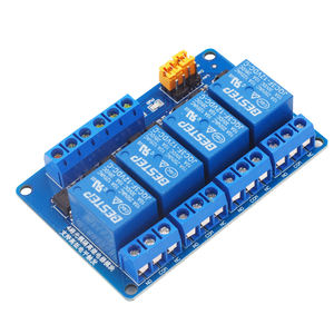 3.3v 5v 12v 24v <span class=keywords><strong>4</strong></span> चैनल रिले मॉड्यूल उच्च और निम्न स्तर के ट्रिगर दोहरे ऑप्टोपलर अलगाव रिले मॉड्यूल - Product Image 2