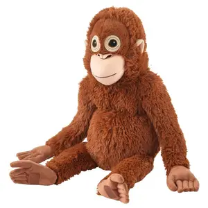 Vida Silvestre bebé orangután felpa animal de mono juguetes de la muñeca