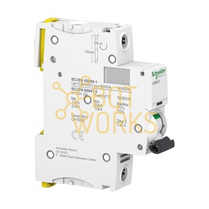 Interruttore Automatico Miniaturizzato Serie IC60N per Protezione Pannelli Elettrici, Montaggio su Guida DIN - Nuovo - Product Image 1
