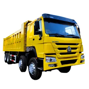 2015-2022 Used SINO Howo 8x4 12 Wheels Mining Tipper Dump Trucks Left Hand Drive Sinotrack 8 * 4 Sand Dumper Truck For Sale