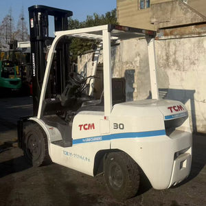 Chariot élévateur diesel d'occasion de 3 tonnes avec transmission automatique, double carburant, longueur de fourche de 1200 mm, garantie de 6 mois, technologie TCM - Product Image 1