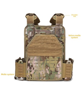 Có thể điều chỉnh chiến thuật vest phát hành nhanh chóng Molle ngụy trang không thấm nước bán buôn ngoài trời an ninh săn bắn thiết bị bảo vệ làm Nylon - Product Image 5