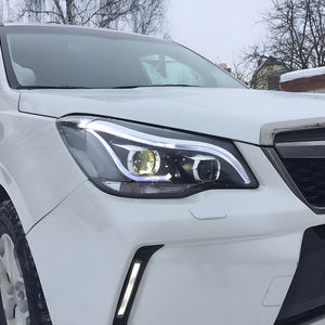 Faro <span class=keywords><strong>Auto</strong></span> KGKB per <span class=keywords><strong>Subaru</strong></span> <span class=keywords><strong>Forester</strong></span> 2013-2016, Gruppo Ottico Anteriore con Lente a Proiezione LED, Accessori Plug and Play - Product Image 6