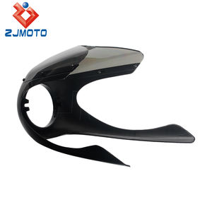 Demi carénage universel de style café racer avec pare-brise pour phares ronds de 6 à 1/4 pouces pour Yamaha Suzuki Honda <span class=keywords><strong>Kawasaki</strong></span> BMW - Product Image 3