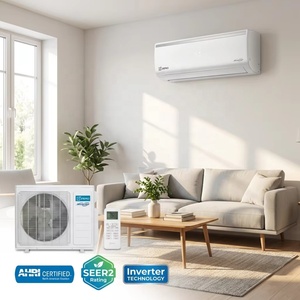 Mini Split R32 17 SEER2, Inversor Inteligente con Wifi, <span class=keywords><strong>Bomba</strong></span> de <span class=keywords><strong>Calor</strong></span> para Calefacción y Refrigeración, <span class=keywords><strong>Aire</strong></span> <span class=keywords><strong>Acondicionado</strong></span> Split Inversor, Certificado AHRI ETL - Product Image 1