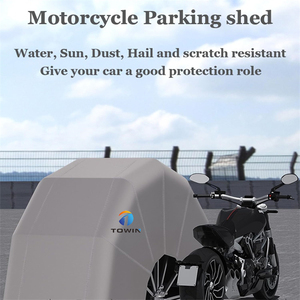 Plegable y retráctil camuflaje tubo cuadrado motocicleta cobertizo cubierta almacenamiento <span class=keywords><strong>garaje</strong></span> tienda - Product Image 5