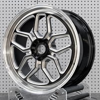 Jantes forgées à profil profond, bicolores, directionnelles, pour course de dragster, 18-24 pouces, 5x114.3, pour Ford Mustang S550 S650 Mercedes Classe G
