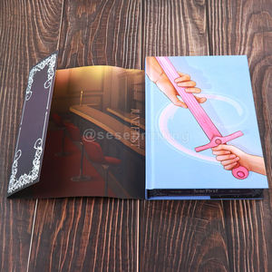 Libro Impreso Offset con Cubierta de Papel Plateado Personalizada, Bordes Pintados, Tapa Dura, Cubierta Decorativa y Páginas Interiores Coloridas con Diseño de Unicornio - Product Image 6