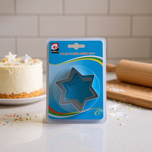 Molde De Estrella Cake Mold Stainless Steel 12Pcs For Baking Decorating - Product Image 2