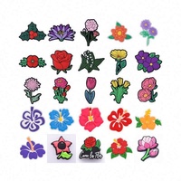 Plante feuilles breloques en caoutchouc pour la décoration de sabot Hawaii sabot chaussures breloques pour accessoires de chaussures fleur sabot breloques pour chaussures de bébé