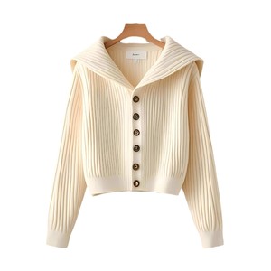 Women's Vintage Relaxed-Fit Premium Knit <b>Cardigan</b> <b>Sweater</b> Fashion - Product Image 2