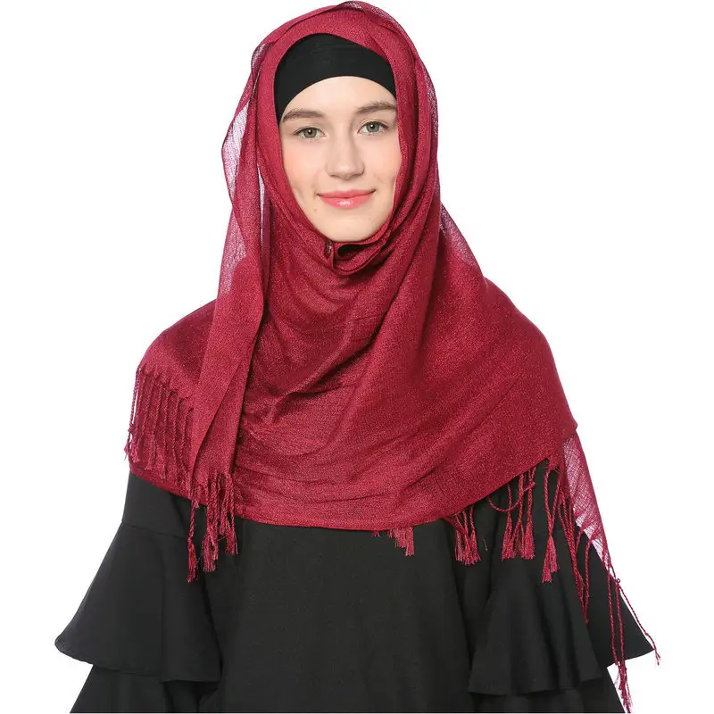이슬람 패션 이슬람 여성 Hijab 봄 트렌드 싱글 사이즈 수영복 모자 비니 스카프 버클 모자 Koton 레드 인스턴트 Hijab