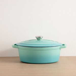 Soup Cooking Pot Wholesale Custom Lilac Baby Blue Ribbed Ceramic Cookware <b>Set</b>, <b>Stoneware</b> Casserole <b>Dinnerware</b>, Free Design Logo - Product Image 6