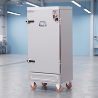 Chariot de cuisson à la vapeur électrique portable en acier inoxydable, 8 niveaux, économie d'énergie, garantie 1 an, pour restaurant et cantine