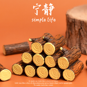 Miniatura de Resina de Tronco de Árbol de Ébano para Manualidades, Decoración de Escenas en Miniatura, Madera - Product Image 3