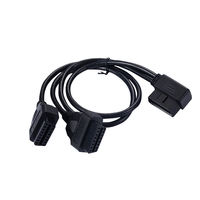 Cable divisor para Escáner de diagnóstico OBD2, accesorio de 16 pines macho a hembra con conector Volov OBD2 OBD-II Y OBD a Volvo