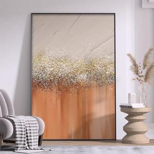 Pintura al Óleo Original Realista <span class=keywords><strong>de</strong></span> Dafen Village, Pintada a Mano sobre Lienzo, Decoración <span class=keywords><strong>de</strong></span> Lujo con Lámina Dorada para Vestíbulo, Entrada <span class=keywords><strong>de</strong></span> Alta Gama - Product Image 2