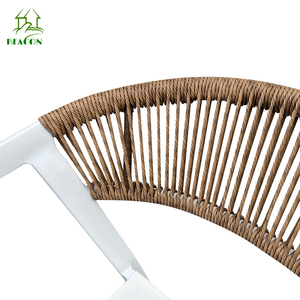 Popular barato Sillas De Patio marco blanco de aluminio apilable sillas monobloque precio - Product Image 6