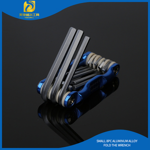 Set di chiavi esagonali pieghevoli universali di alta qualità, <span class=keywords><strong>6</strong></span> pezzi, 4 mm, personalizzabili. - Product Image 4