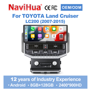 สำหรับ Toyota Land Cruiser LC200 ปี 2007-2015 วิทยุติดรถยนต์ระบบ Android หน้าจอ IPS ขนาด 15.5 นิ้ว พร้อมระบบนำทาง GPS, CarPlay, มัลติมีเดีย และชุด DSP - Product Image 1