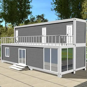 Planos de design personalizados para cabine de carga, baixo preço, recipiente modular de cabine de carga 40ft, profissional home 2 story