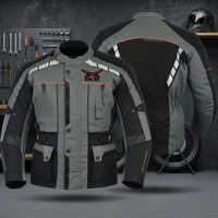 Chaqueta Textil Impermeable de 3 Capas con Estampado para Motociclismo y Turismo, Unisex, Marca HIKE IMPEX -CJ-16, Nivel CE