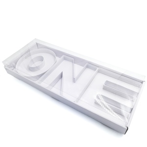 Caja de Regalo de Dulces para Boda, Caja de Cartón con Forma de Letra para Rellenar con Dulces y Tarjetas de Felicitación - Product Image 5