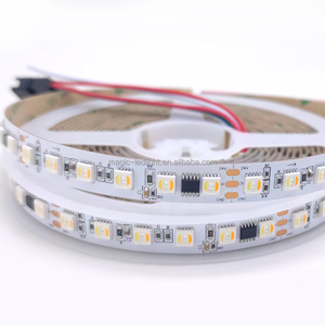 Fw1906 84 <span class=keywords><strong>LED</strong></span> 5in1 rgbwc 3000K 6000K ánh sáng không thấm nước IP65 IP67 IP68 24V RGB CCT địa chỉ thông minh <span class=keywords><strong>LED</strong></span> Strip - Product Image 5