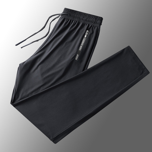 <span class=keywords><strong>Pantaloni</strong></span> Casual Estivi di Alta Qualità per Uomo in Seta Ghiaccio, Asciugatura Rapida, Taglie Grandi (4XL <span class=keywords><strong>3XL</strong></span> 2XL) - Product Image 5