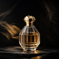 Flacon de parfum élégant et unique de 100 ml avec boîte pour femmes, parfum de luxe avec atomiseur pressurisé et sac