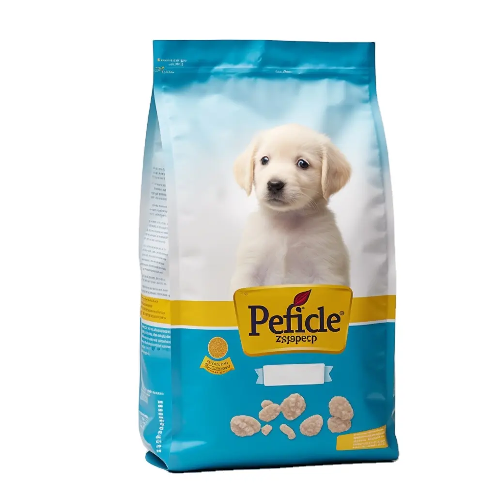 Benutzer definierte gedruckte Großhandel Hundefutter Großhandel 100% Ente für Hund Purina Pro Plan empfindliche Haut und Magen Hundefutter Verpackungs tasche