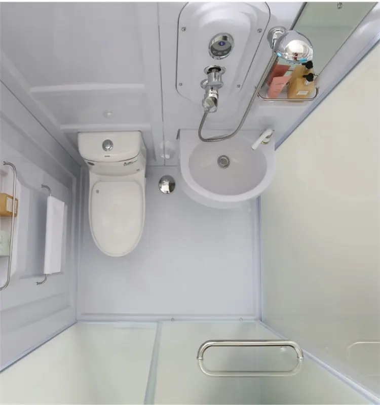 XNCP çin fabrika doğrudan entegre modüler çok fonksiyonlu prefabrik banyo ünitesi tek-lavabo taşınabilir duş odası