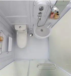 XNCP pabrik Cina langsung terintegrasi Modular multi-fungsi Prefab Unit kamar mandi satu wastafel Toilet kamar mandi portabel