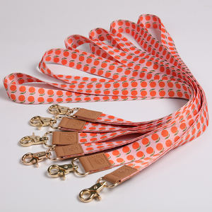 Poliéster insignia titular carrete llavero sublimación rollo cordón con tarjetero - Product Image 3