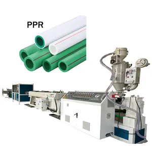 Fully automatic PE PP PPR pipe manufacturing machine for produce field irrigation pipe